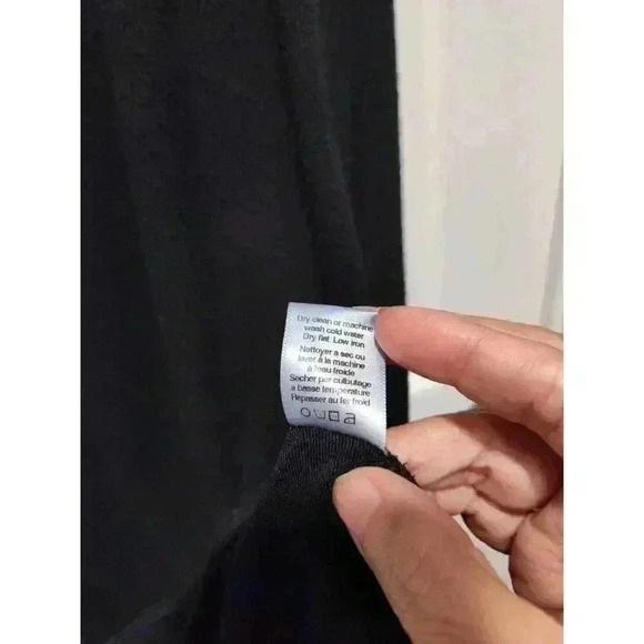 Womens Stark X Black‎ Knit Pull-On Elastic Waist Straight Skirt Size MEDIUM - Picture 6 of 7